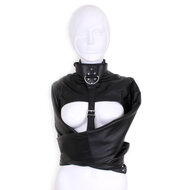 Kiotos - Bondage Body Bag/Dwangbuis Nylon En PU Leer - Maat S/M