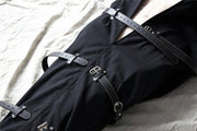 Kiotos - Bondage Body Bag/Dwangbuis Nylon En PU Leer - Maat M/L