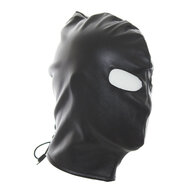 Kiotos - Masker Met ooggaten Van kunstleer - Zwart