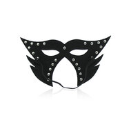 Kiotos - Kattenmasker Met uitsparing Voor neus En mond - Zwart