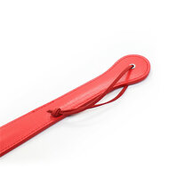 Kiotos - Smalle Leren plak Clap - Rood