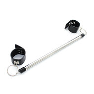 Kiotos - Spreader bar/spreidstang Met Enkelboeien Van PU leer