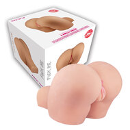 Perfect Toys - Mega Masturbator - Large Double Hole L Van bijna 10 kg! - Lichte Huidskleur