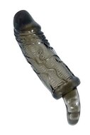 Baile - Penis Verlengende Penis Sleeve - Zwart - Lengte 115 mm - Diameter 35 mm