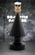 Domestic Partner - Crack Attack - Buttplug - 18 x 8 cm - Zwart