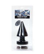 Domestic Partner - Crack Attack - Buttplug - 18 x 8 cm - Zwart