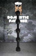 Domestic Partner - Butt Boys Balls - Anaal Kralen - 50 x 5 cm - Zwart