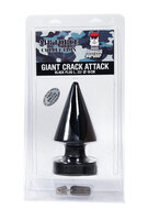 Domestic Partner - Giant Crack Attack - Buttplug - 22 x 10 cm - Zwart