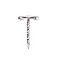 Kiotos - Stalen penis plug Met schroefaandrijving