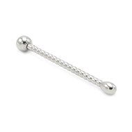 Kiotos - Extra Lange Penisplug Met Ribbels - Diameter 10 mm