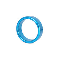 Aluminium Lichtgewicht Cockring - blauw - 40 mm