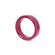 Aluminium Lichtgewicht Cockring - rood - 40 mm