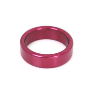Aluminium Lichtgewicht Cockring - rood - 40 mm