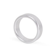 Aluminium Lichtgewicht Cockring - zilver - 50 mm