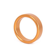 Aluminium Lichtgewicht Cockring - goud - 50 mm