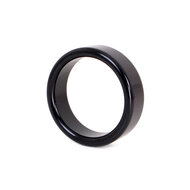 Aluminium Lichtgewicht Cockring - zwart - 50 mm