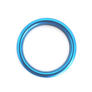 Aluminium Lichtgewicht Cockring - blauw - 50 mm