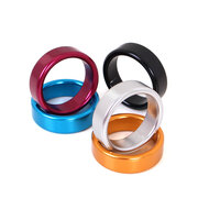 Aluminium Lichtgewicht Cockring - zwart - 50 mm