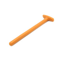 Gold Play - Soft Liquid Siliconen Anaal Dildo - Anaal Snake - Deep - Goud - Maat S