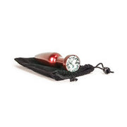 Kiotos - Aluminum Buttplug Met Kristal - Rood