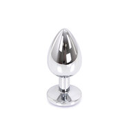 Kiotos - Buttplug Aluminium Met Blauw Sierkristal - Maat L