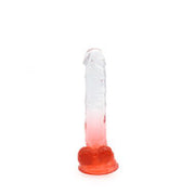 Kiotos Cox Color - Gekleurde Dildo 05 - 20 x 3,2 cm - Transparant/Rood