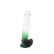 Kiotos Cox Color - Gekleurde Dildo 06 - 22,5 x 4,2 cm - Transparant/Groen