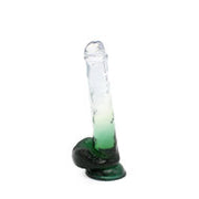 Kiotos Cox Color - Gekleurde Dildo 06 - 22,5 x 4,2 cm - Transparant/Groen