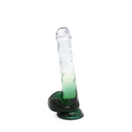 Kiotos Cox Color - Gekleurde Dildo 06 - 22,5 x 4,2 cm - Transparant/Groen