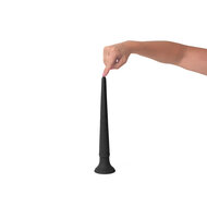 Kiotos Cox - XXL dildo Van 30 cm lang Met Diameter Van 12 mm > 30 mm - Zwart