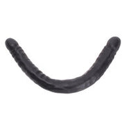 Kiotos Cox - Dubbele Dildo 45 x 4,5/4,8 cm - Zwart