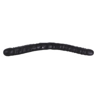 Kiotos Cox - Dubbele Dildo 45 x 4,5/4,8 cm - Zwart