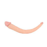 Kiotos Cox - Dubbele Dildo 35 x 2.2/5 cm - Lichte Huidskleur