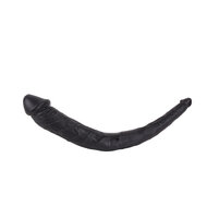 Kiotos Cox - Dubbele Dildo 35 x 2.2/5 cm - Zwart