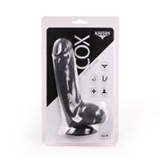 Kiotos Cox - Black Dildo Met Zuignap die echt aanvoelt 22,5 x 5 cm - Zwart