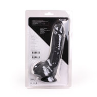 Kiotos Cox - Black Dildo Met Zuignap die echt aanvoelt 22,5 x 5 cm - Zwart
