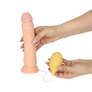 Kiotos Cox - Squirting Dildo 21.5 x 4.5 cm - Lichte Huidskleur