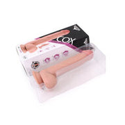 Kiotos Cox - Sliding Skin Dubbellaags Dildo 23 x 4 cm - Lichte Huidskleur