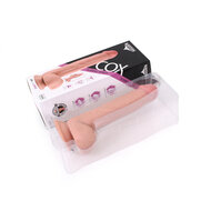 Kiotos Cox - Sliding Skin Dubbellaags Dildo 23 x 4 cm - Lichte Huidskleur