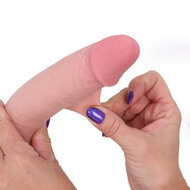 Kiotos Cox - Sliding Skin Dubbellaags Dildo 23 x 4 cm - Lichte Huidskleur