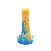 Kiotos Monstar - Dildo Beast 20 - Goud/Blauw/Wit