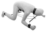 Kiotos - Bondageset Prisoners Bar Spreidstang Met Leren Boeien