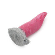 Kiotos Monstar - Dildo Beast 27 - 21 x 5.8 cm- Roze/Grijs/Wit