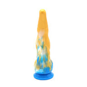 Kiotos Monstar - Dildo Beast 17 - Goud/Blauw/Wit