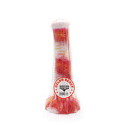 Kiotos Monstar - Dildo Beast Paardenlul - 27 x 5.5 cm - Tie Dye Oranje/Wit/Rood