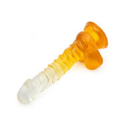 Kiotos Cox Color - Gekleurde Dildo 04 - 22,5 x 4 cm - Transparant/Geel