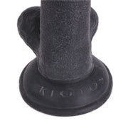 Kiotos Cox - Rechte Dildo met balzak 16 x 4 cm - Zwart