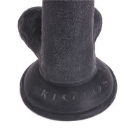Kiotos Cox - Rechte Dildo met balzak 16 x 4 cm - Zwart
