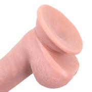 Kiotos Cox - Sliding Skin Dubbellaags Dildo 24 x 4,5 cm - Lichte Huidskleur