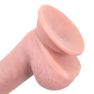 Kiotos Cox - Sliding Skin Dubbellaags Dildo 24 x 4,5 cm - Lichte Huidskleur